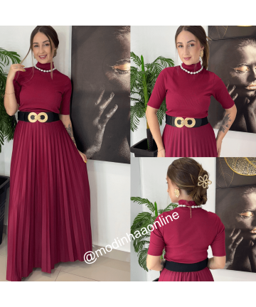 Blusa Ribana Nicoli Marsala